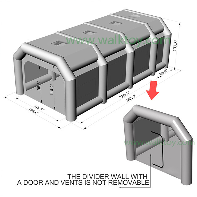 Inflatable Spray Booth Car Paint Booth Tent wild wild outdoors camping inflatable tent for Event