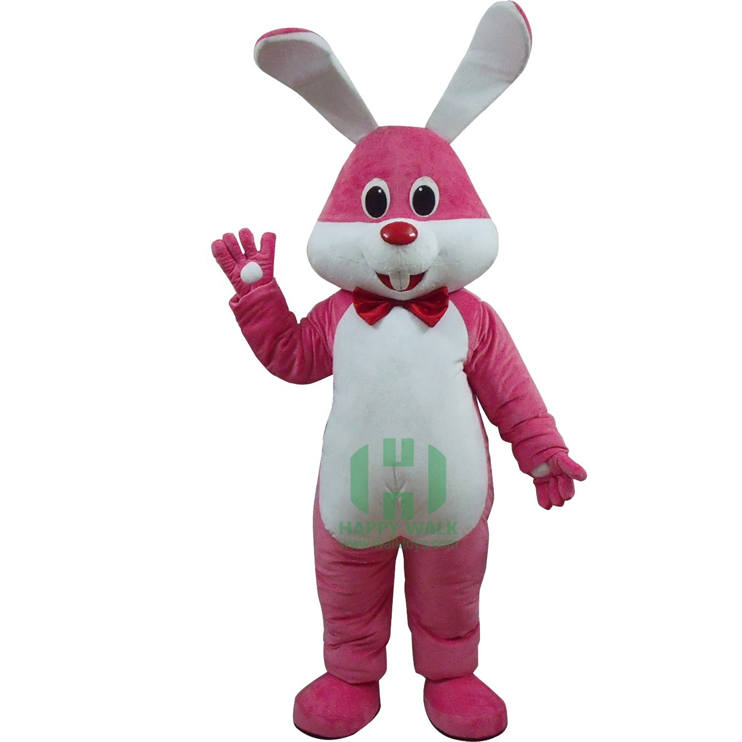 Pink rabbit bunny mascot costume for adult