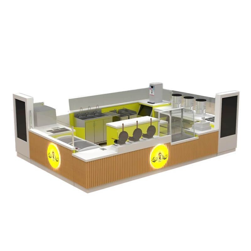 Hot Design Indoor modern juice bar kiosk design shopping mall  juice bar counter for sale