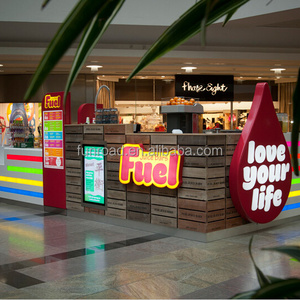 Pop Design Food Warmer Display Counter/fast Food Restaurant Design.