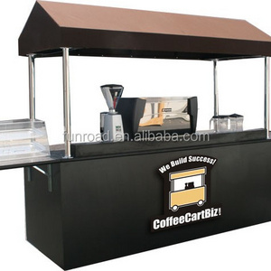 fast food wooden coffee espresso vending cart,coffee espresso kiosk cart