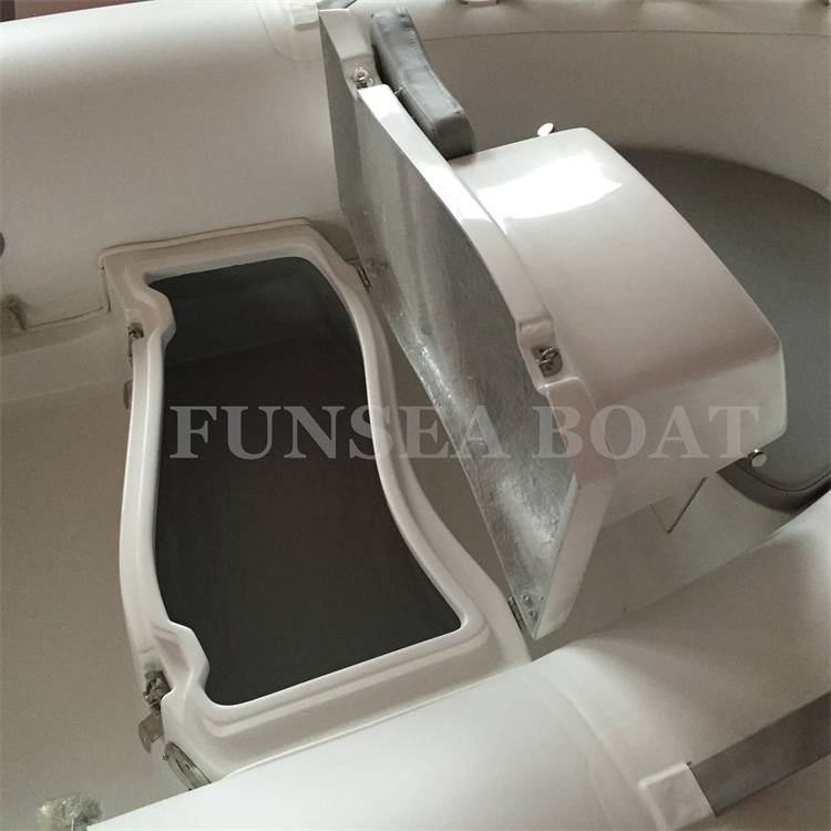 10ft 3 mtrs 300 small size luxury mini yacht deep v fiberglass hull PVC or hypalon inflatable air tube rowing rib tender boat