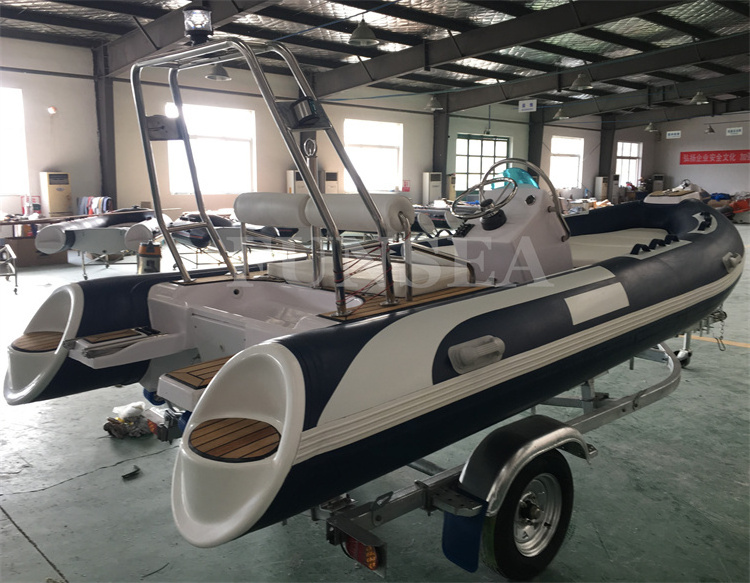 top fashion 16 foot 4.8 m fiberglass or aluminum hull 480 inflatable air tube teak floor steering boat for sale uae