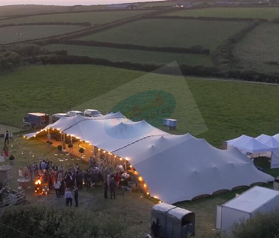 Outdoor luxury aluminium pole large marquee bedouin stretch tent for sale