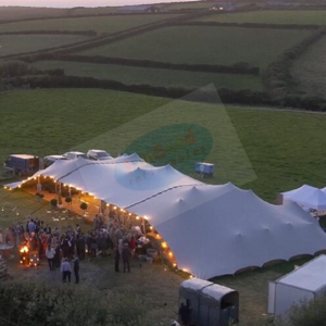 Outdoor luxury aluminium pole large marquee bedouin stretch tent for sale