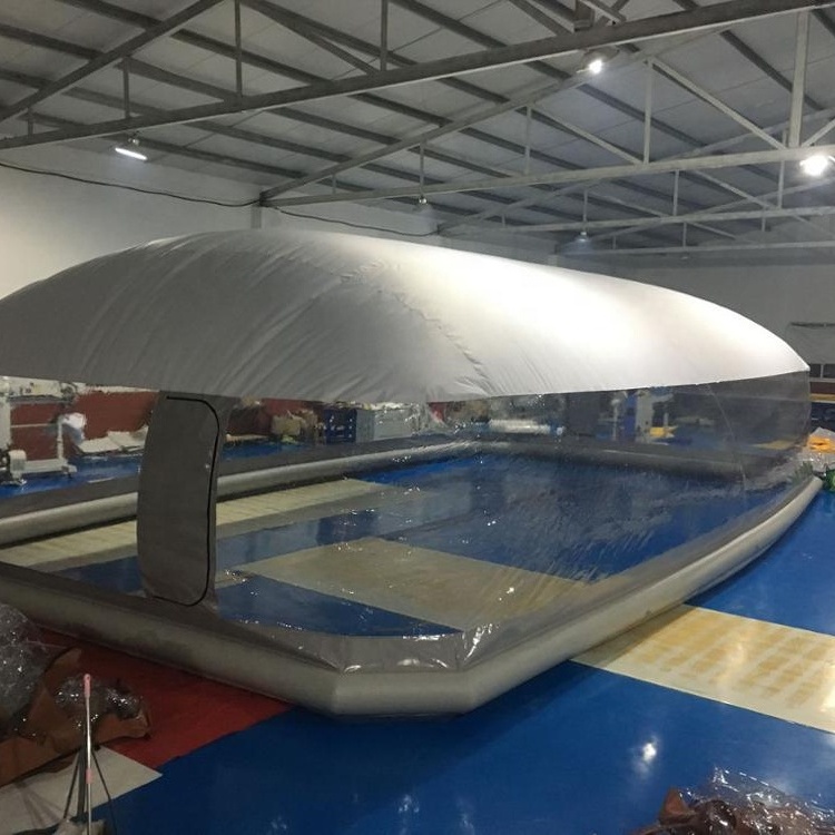 New designed electric bubble Inflatable swimming pool cover for water sports