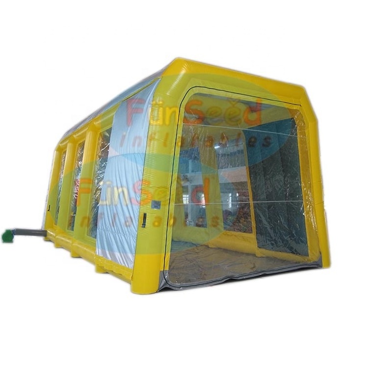 USA brand OEM factory airtight PVC inflatable spray booth car painting wash tent