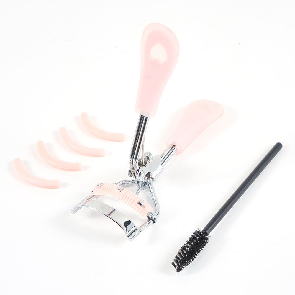 Makeup Portable Eyelash Curlers with Replacement Pads Cosmetic Beauty Tool Eyelash Curler with Comb