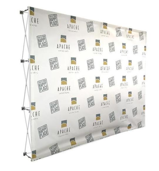 EXPO Advertising Promotion Portable Backdrop Custom Fabric Pop Up Banner Booth Stand