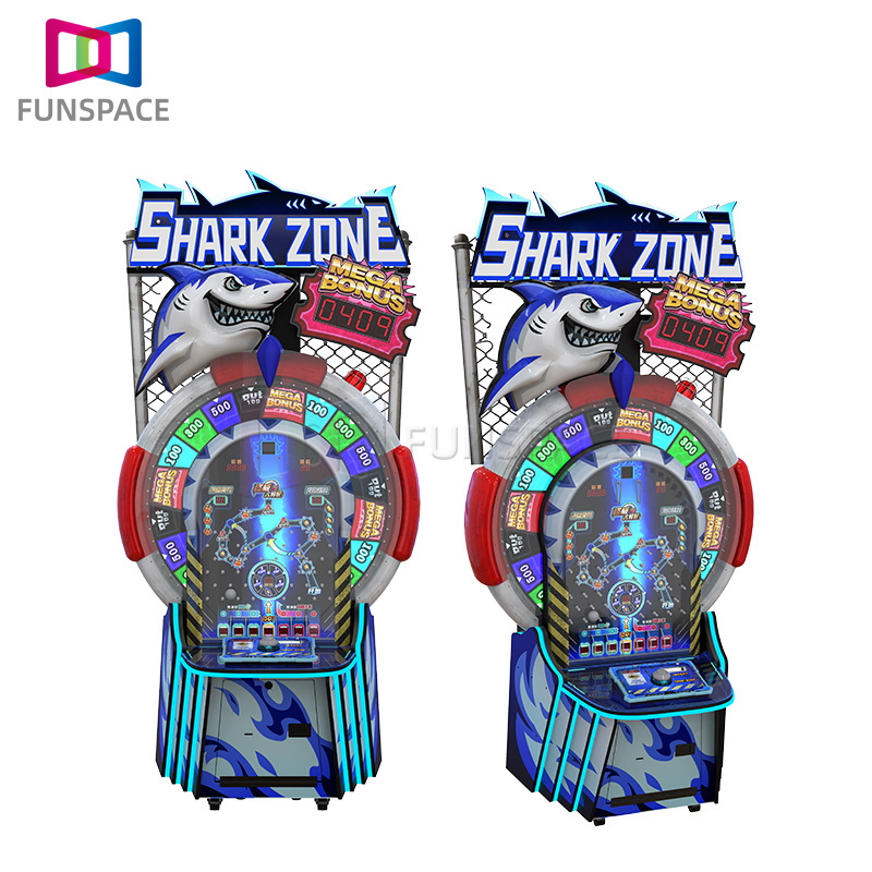 Explosive Models Shark Zone Hand Speed Lucky Turntable Numbers Arcade Coin Operated Lottery Ball Machine