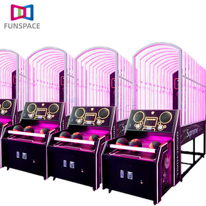 Funspace Factory Price Indoor Arcade Coin Operated Adult Competition Interactive Game Basketball Machine