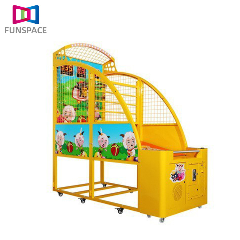 Global hot sale Indoor Simulator Children Coin Operated Adults Basketball Mini Arcade Game