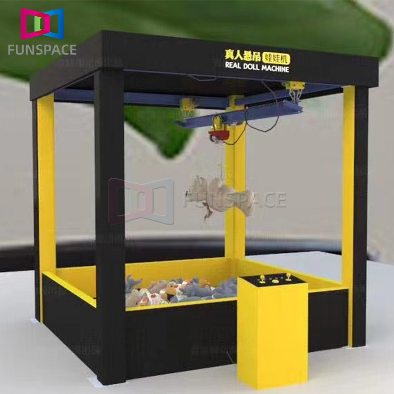 Funspace Shopping Mall Arcade Amuse Real Man Person Crane Machine Kids And Adults Human Claw Machine