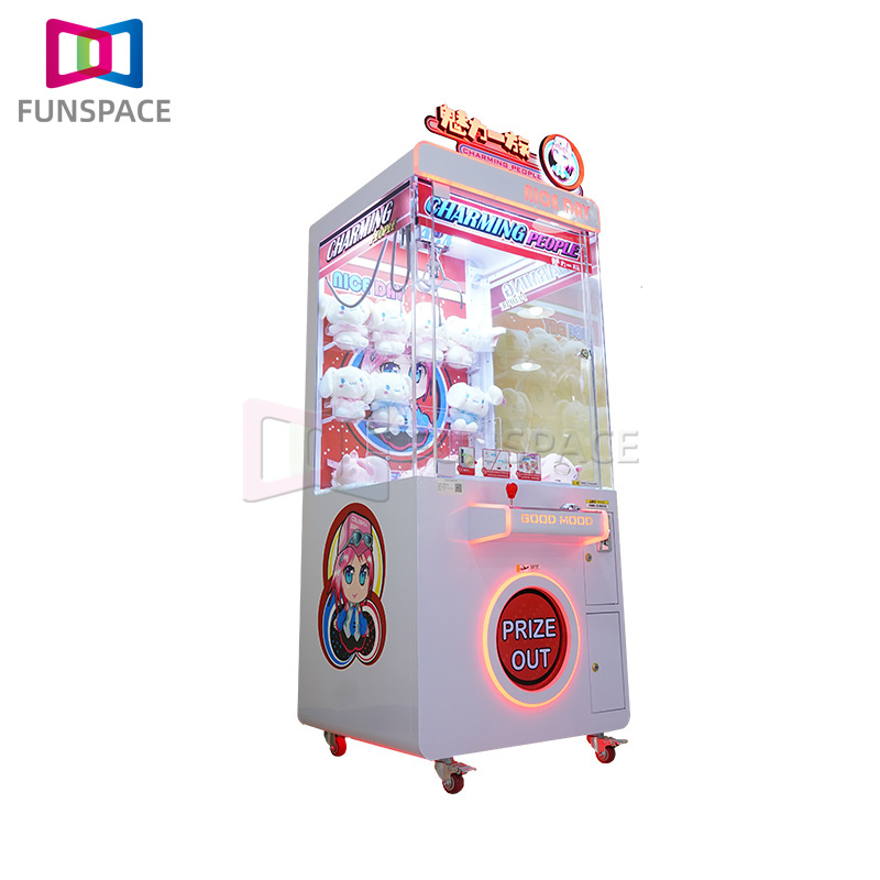 Hot Sale Attractive Arcade Simulator Toy Crane Claw Game Machines For Shopping Mall