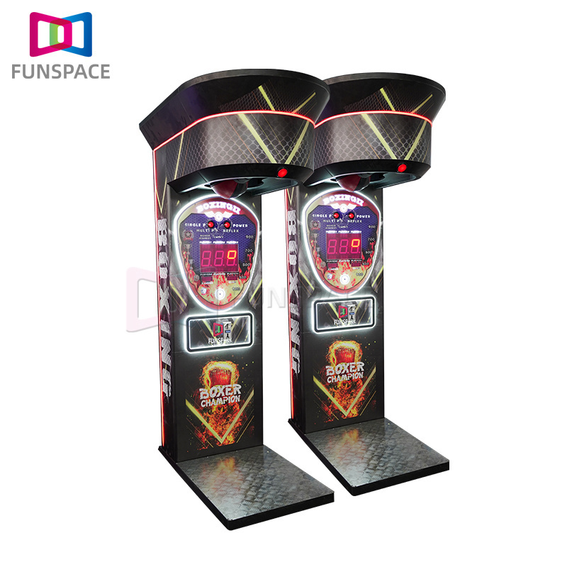 Funspace Amusement Coin Operated Games Punching Ultimate maquina de boxer Electronic Tickets Redemption Arcade Boxing  Machine