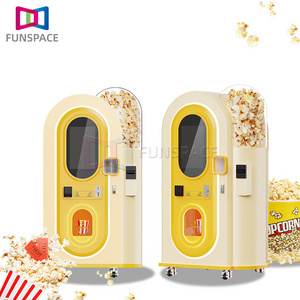 Funspace New Product Custom Coin Operated Fully Automated Commercial Flavoured Pop Corn Popcorn Vending Machine