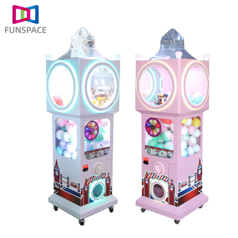 Wholesale twisting egg gift machine coin operated Big Ben Gacha machine children's gift gashapon machine