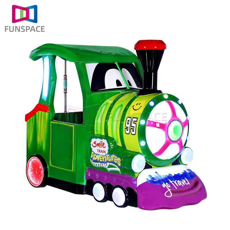 Playground Shopping Mall Indoor Video Amusement Machine Happy Train Kiddie Rides