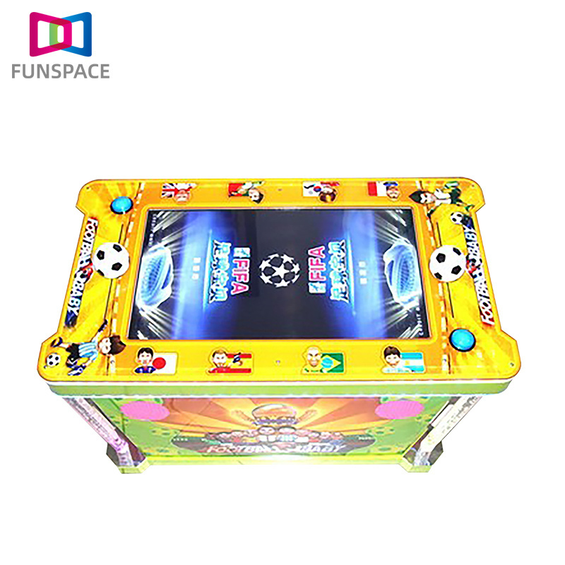 Wholesale Soccer Babies Coin Operated Arcade Game Soccer Video Game Machines for Amusement park