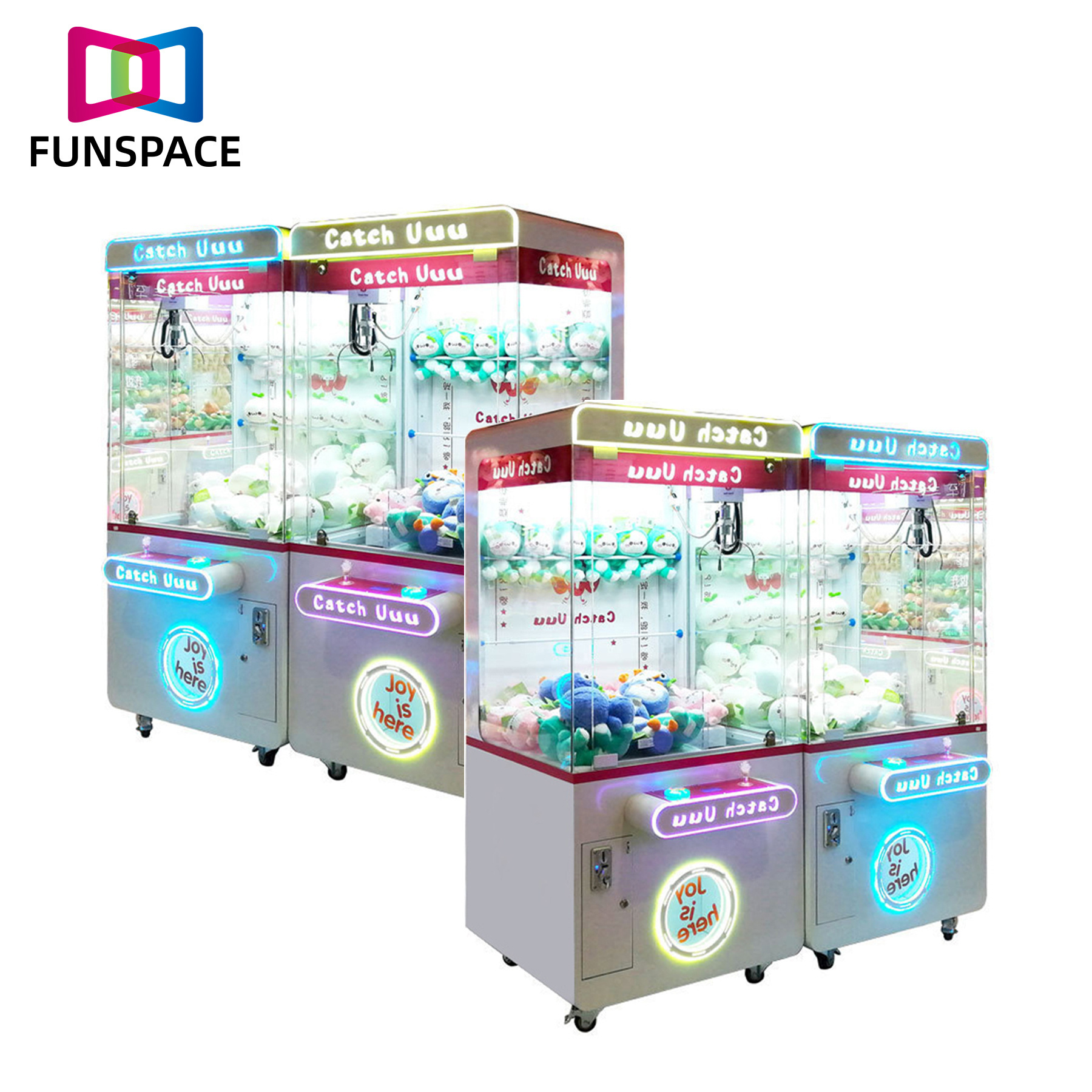 Funspace Coin Operated Arcade Plush Doll Machine Claw Crane Catch Gift Toy Vending Claw Crane Machine