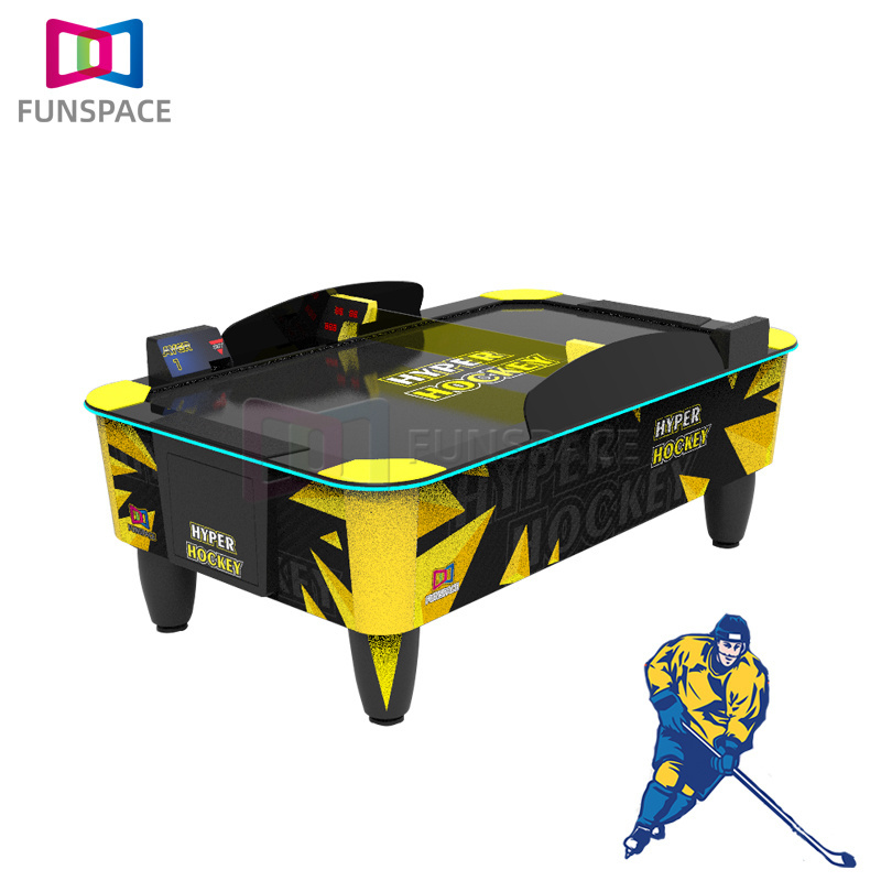 Funspace Cheap Custom New Design Arcade Coin Operated Luxury 2 Players Hockey Table With Electronic Scorer