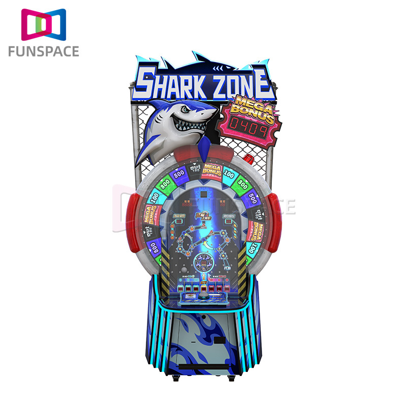 Explosive Models Shark Zone Hand Speed Lucky Turntable Numbers Arcade Coin Operated Lottery Ball Machine