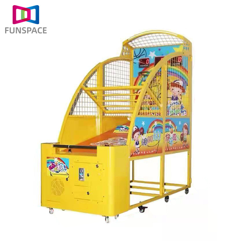 Global hot sale Indoor Simulator Children Coin Operated Adults Basketball Mini Arcade Game