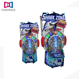 Explosive Models Shark Zone Hand Speed Lucky Turntable Numbers Arcade Coin Operated Lottery Ball Machine