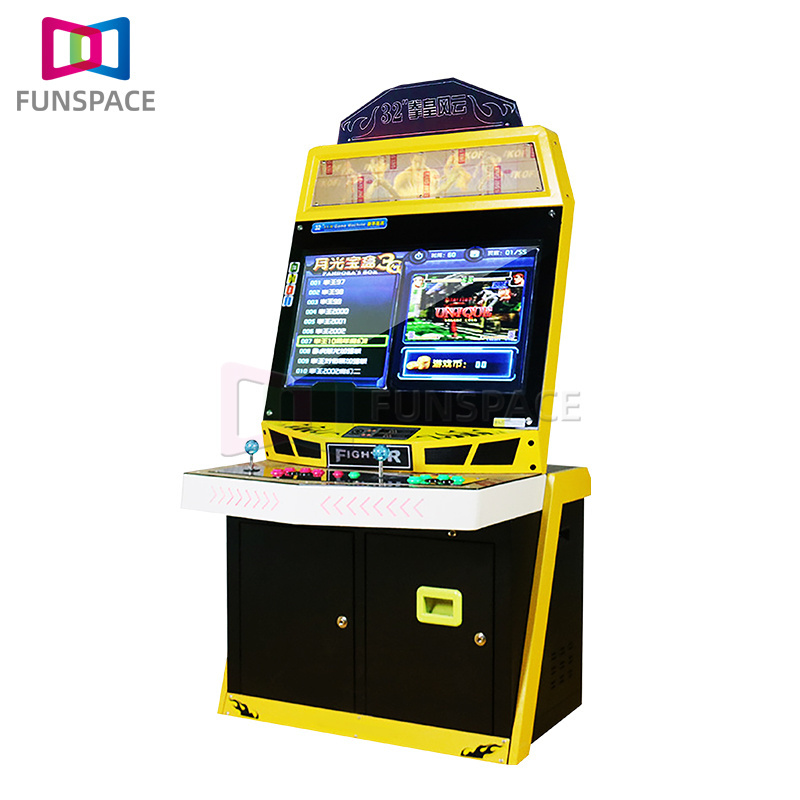 Coin Operated Street Fighter Arcade Machine 32 Inches Video Games Fighting Arcade Machine For Sales