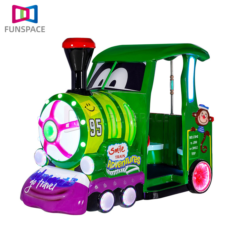 Playground Shopping Mall Indoor Video Amusement Machine Happy Train Kiddie Rides