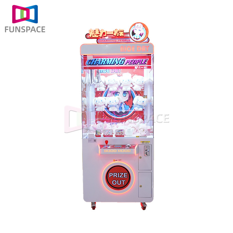 Hot Sale Attractive Arcade Simulator Toy Crane Claw Game Machines For Shopping Mall