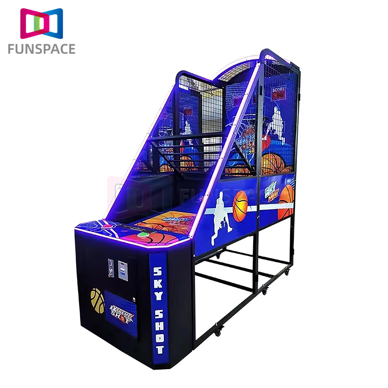 Factory Price Customized Arcade Sports Game Machine Coin Operated Basketball Game in Game Room for Adults