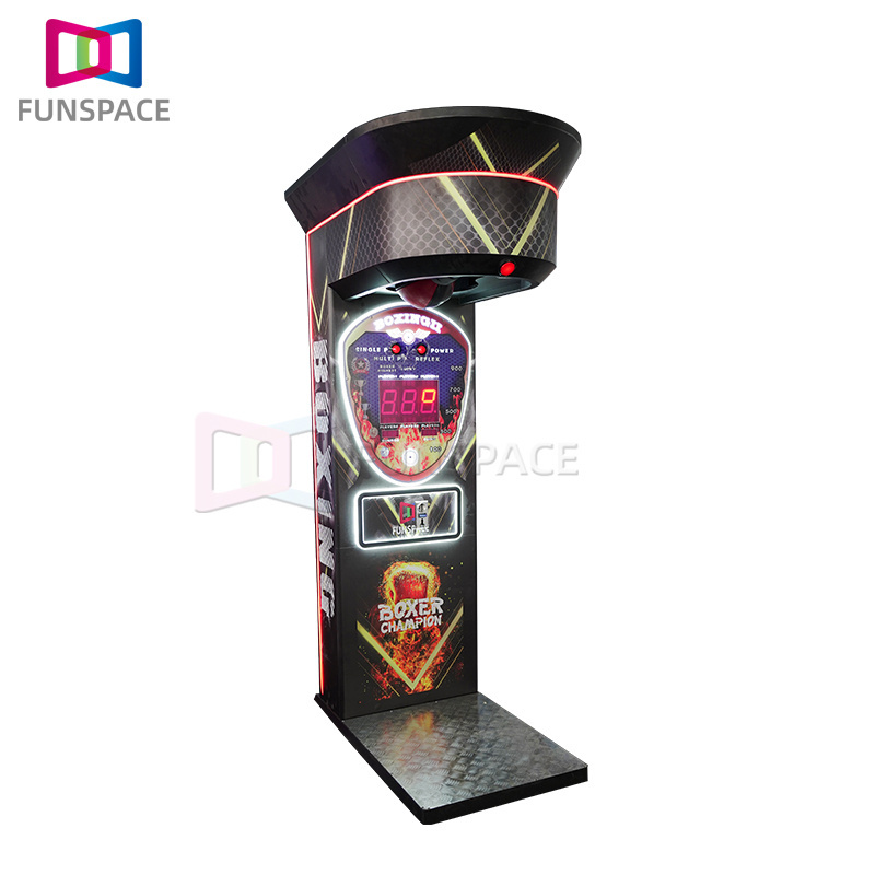 Funspace Amusement Coin Operated Games Punching Ultimate maquina de boxer Electronic Tickets Redemption Arcade Boxing  Machine