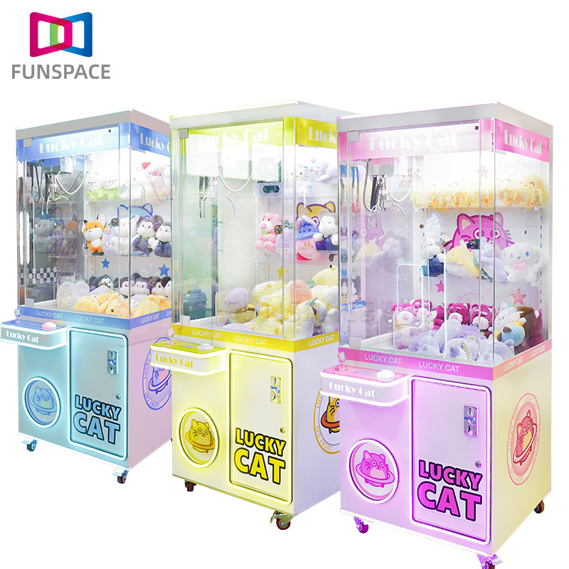 Funspace Cheap Coin Operated Dolls Catcher Games Machine Gift Game Toy Arcade Crane Claw Machine