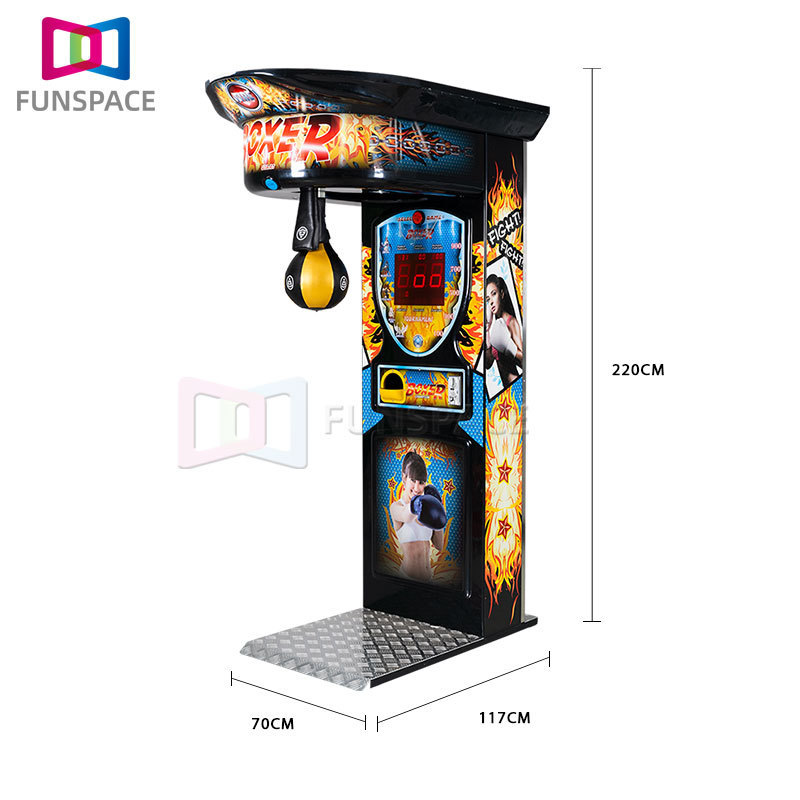 Funspace Coin Operated Indoor Adults Sport Games Ultimate Big Punch Boxing Game Machine Redemption Arcade Machine