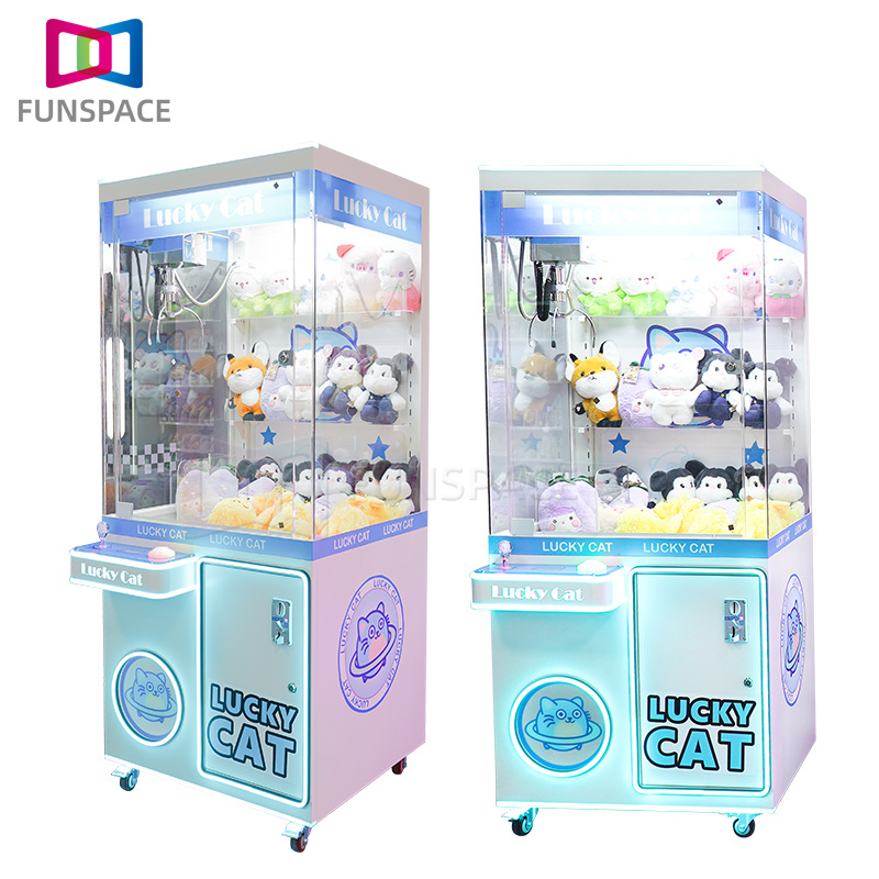 Funspace Cheap Coin Operated Dolls Catcher Games Machine Gift Game Toy Arcade Crane Claw Machine