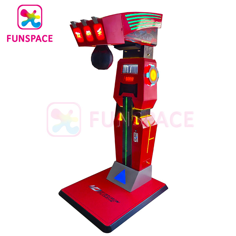 Funspace Coin Operated Prize Redemption Machine Boxing Arcade Game Machine/Punch Boxing Machine For Sale