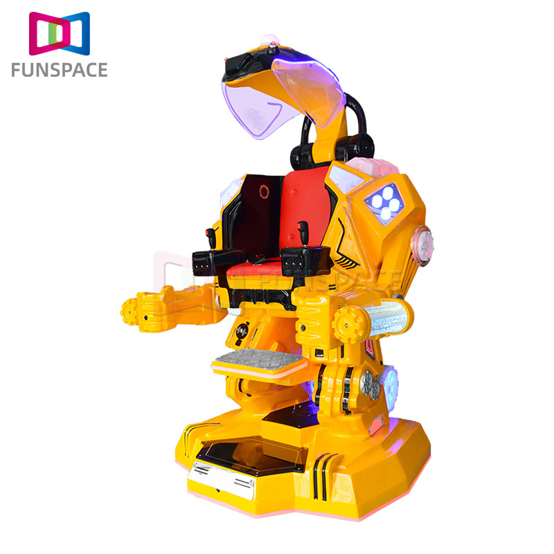 Factory price funny games kids adults electric ride walking robot manufacturer Playground Ride On Robot