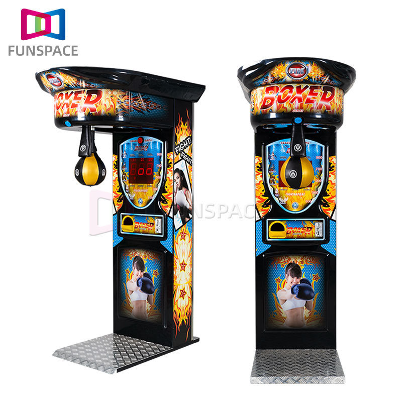 Funspace Coin Operated Indoor Adults Sport Games Ultimate Big Punch Boxing Game Machine Redemption Arcade Machine