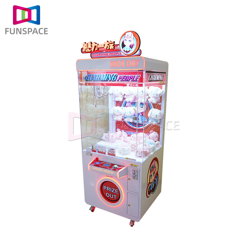 Hot Sale Attractive Arcade Simulator Toy Crane Claw Game Machines For Shopping Mall