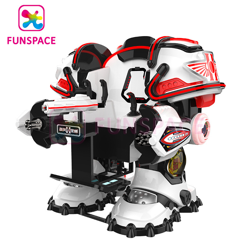 Funspace Amusement Park Shopping Mall Children Adults Electric Battery Operated Ride On Walking Robot