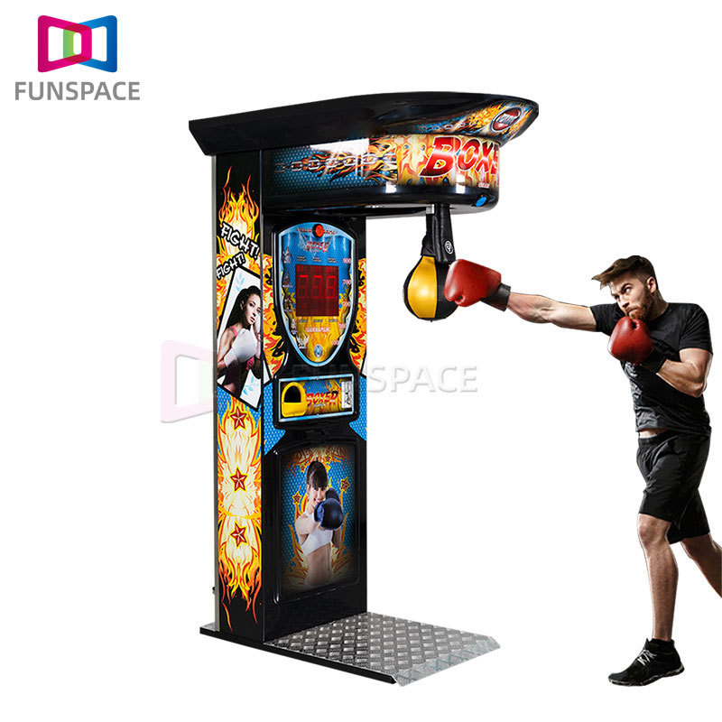 Funspace Coin Operated Indoor Adults Sport Games Ultimate Big Punch Boxing Game Machine Redemption Arcade Machine