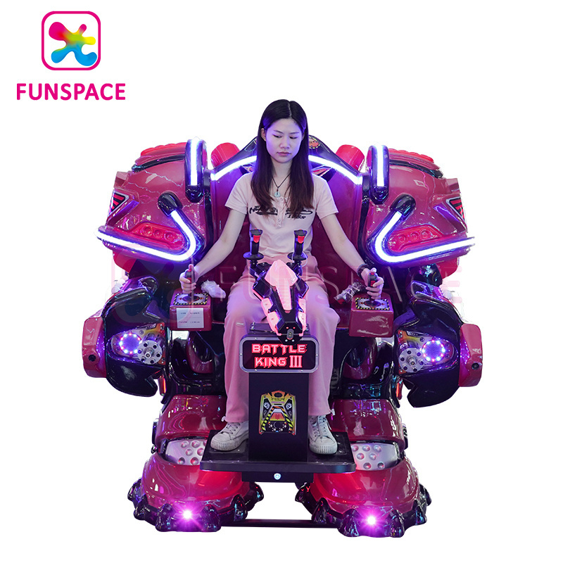 Funspace Amusement Park Shopping Mall Children Adults Electric Battery Operated Ride On Walking Robot