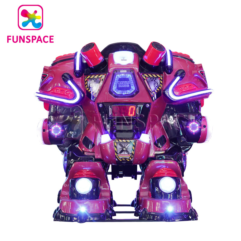 Funspace Amusement Park Shopping Mall Children Adults Electric Battery Operated Ride On Walking Robot