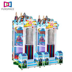 Funspace Coin Operated Arcade Lottery Amusement Rainbow Treasure Ticket Redemption Game Machine