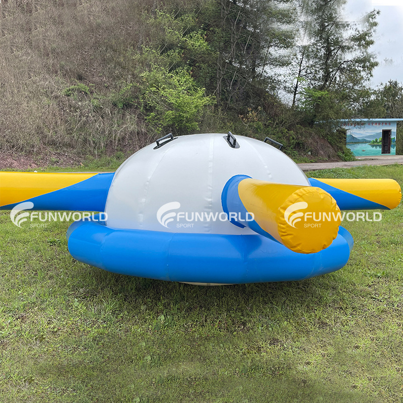 Cheap Price Ufo Balloon Inflatable Water Rocker Saturn Roller Portable Human Gyroscope Rides For Sale