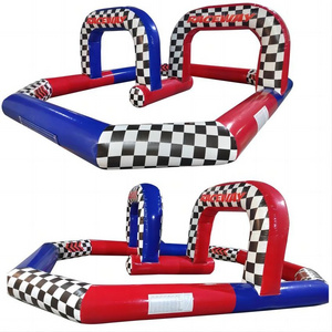 Funworldsport Popular Inflatable Fence, Inflatable Race Car track , Bumper Car Inflatable Arena For Sale