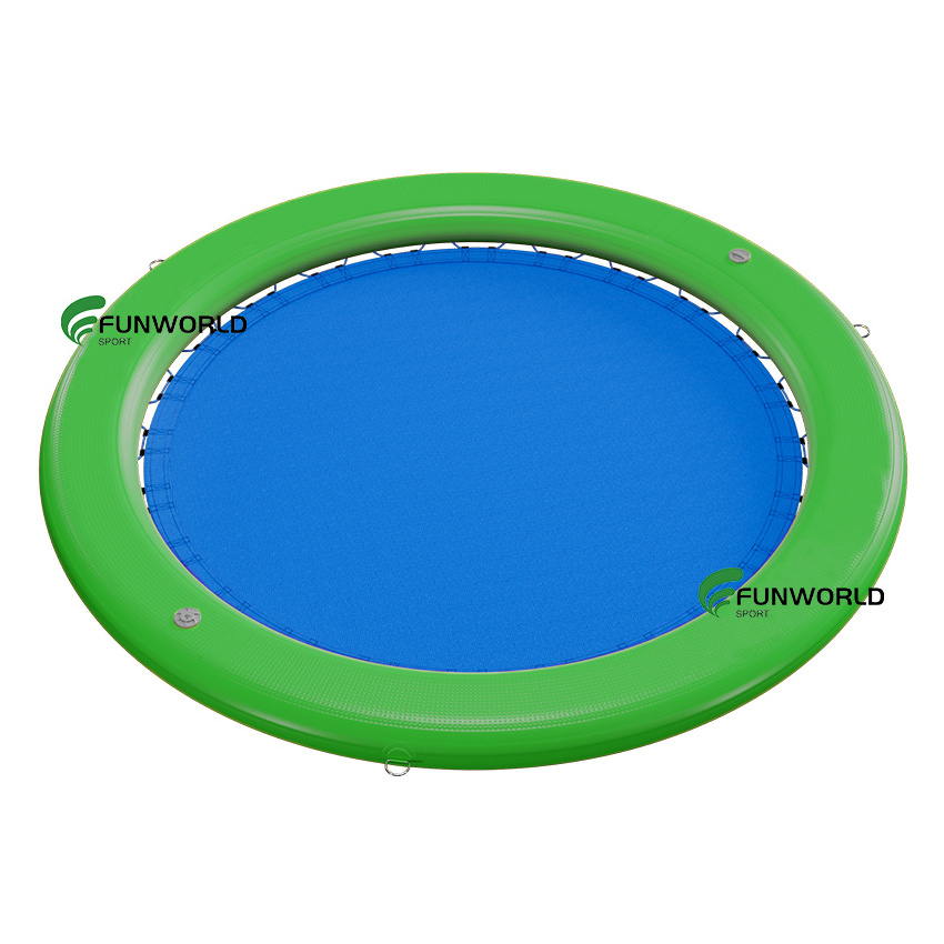 Funworldsport hot sell  Durable PVC inflatable tanning pool suntan tub inflatable water swimming bed pool float