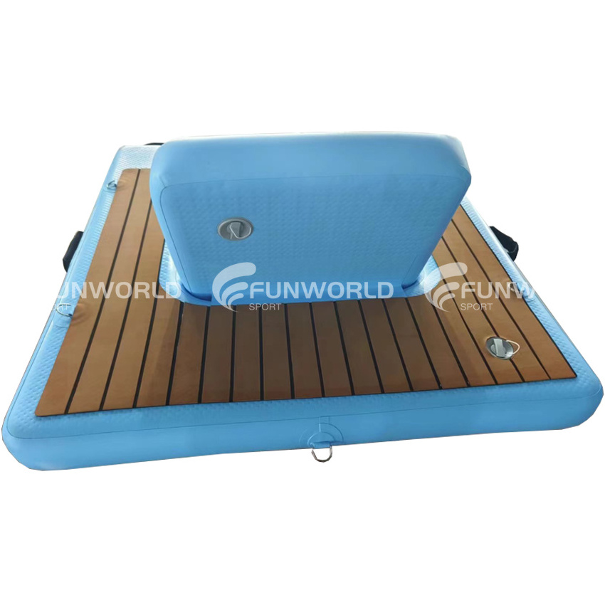 Water Chair Inflatable Drop Stitch Floating Swimming Pool for travel