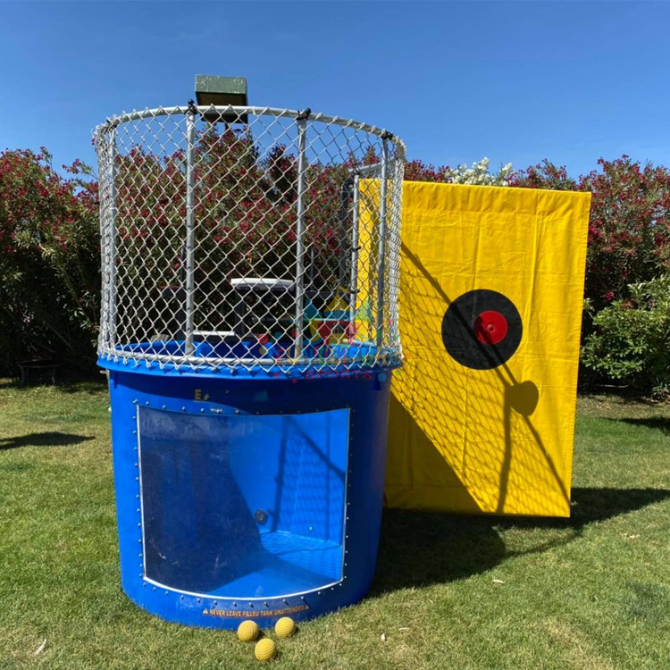 Summer holiday backyard splash party dunking booth machine adult dunk tank for sale